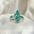 6 Carat 925 Sterling Silver Moissanite Ring