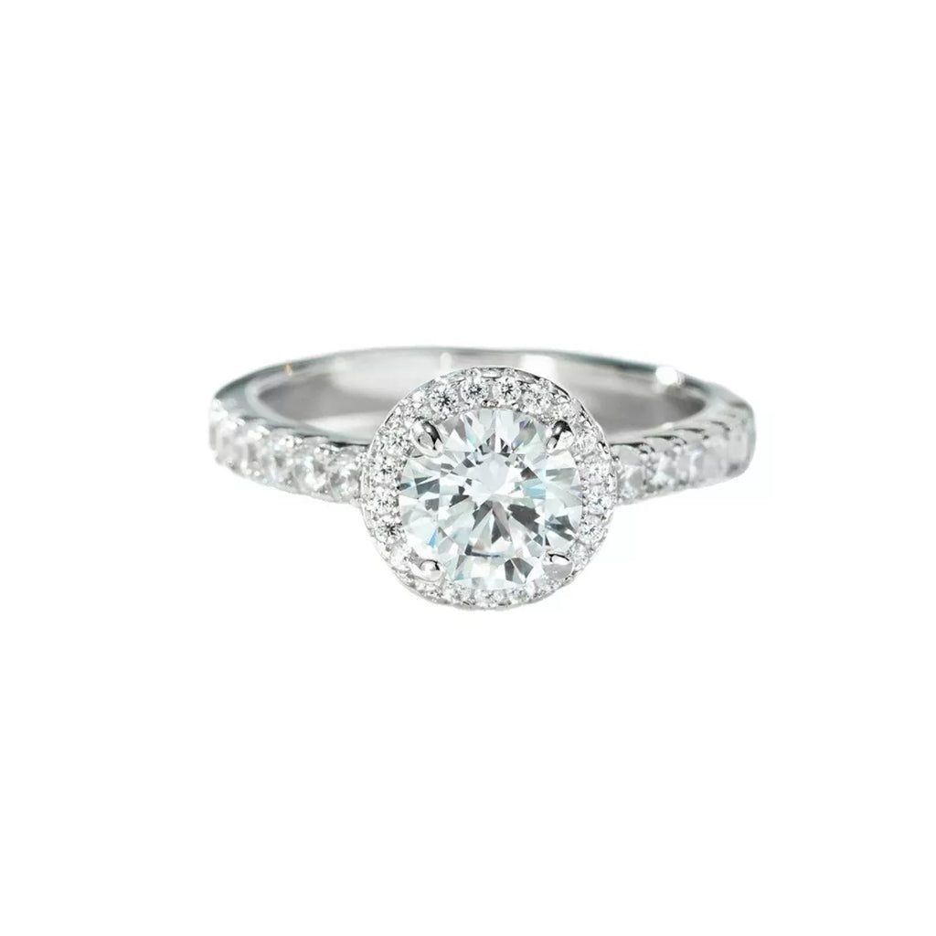 1 Carat 925 Sterling Silver Moissanite Ring