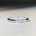 925 Sterling Silver Moissanite Ring