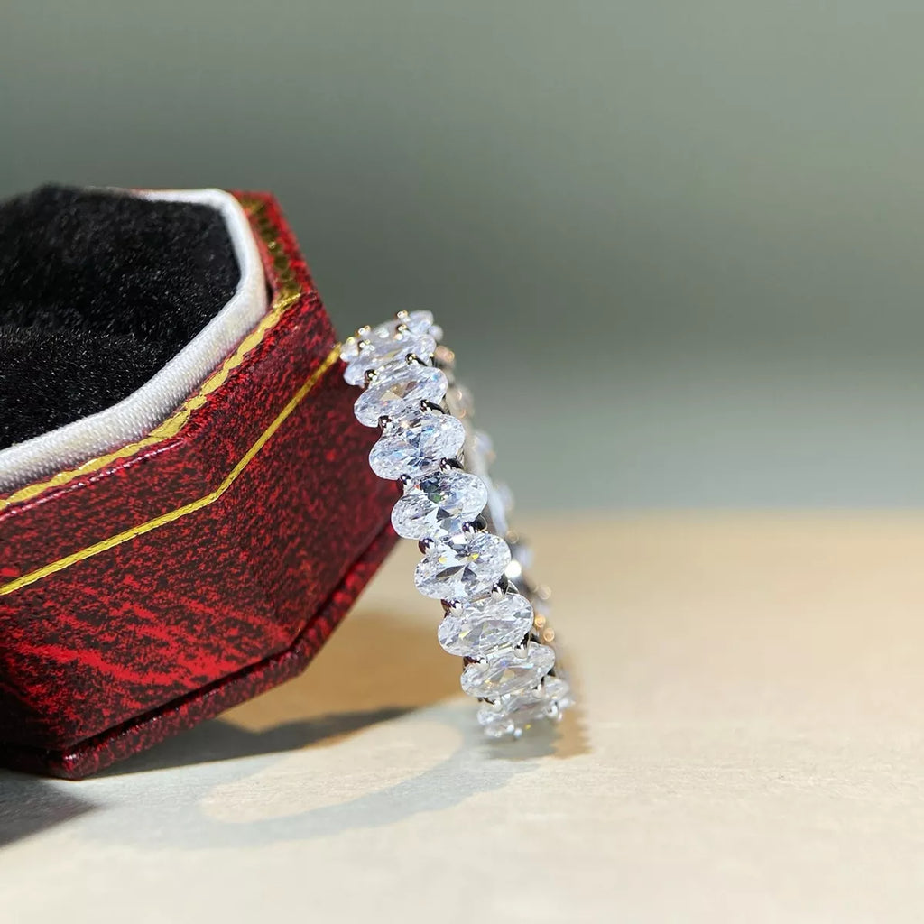 925 Sterling Silver Zircon Ring