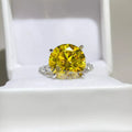 10 Carat 925 Sterling Silver Moissanite Ring