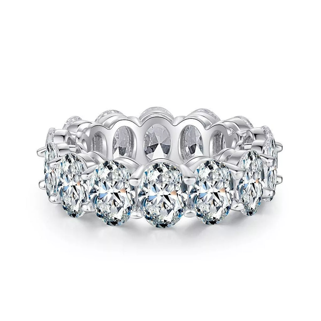 925 Sterling Silver Zircon Ring