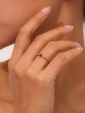 18K Gold-Plated Zircon Ring