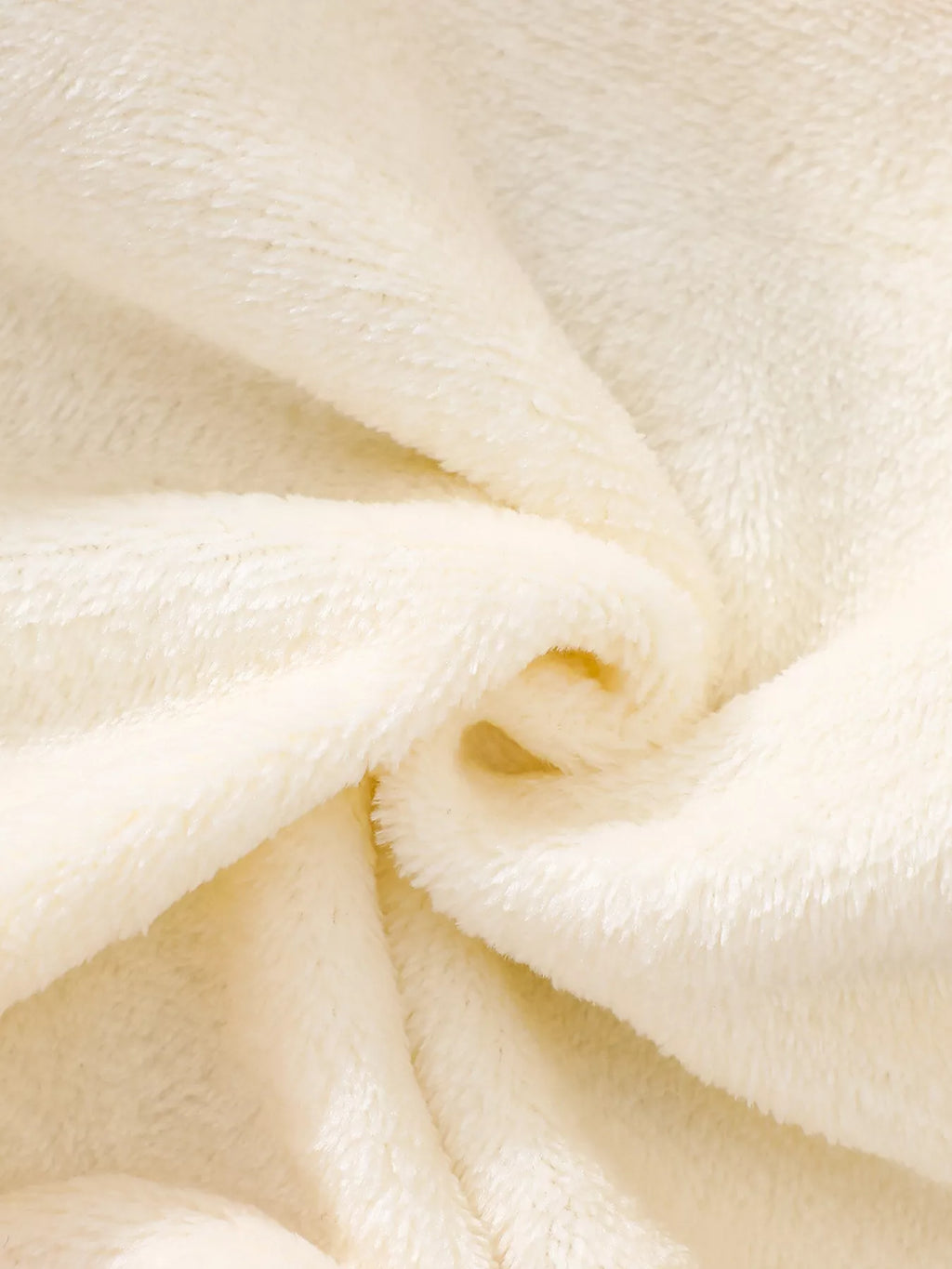 Cream knit fabric texture of the ghost graphic outfit