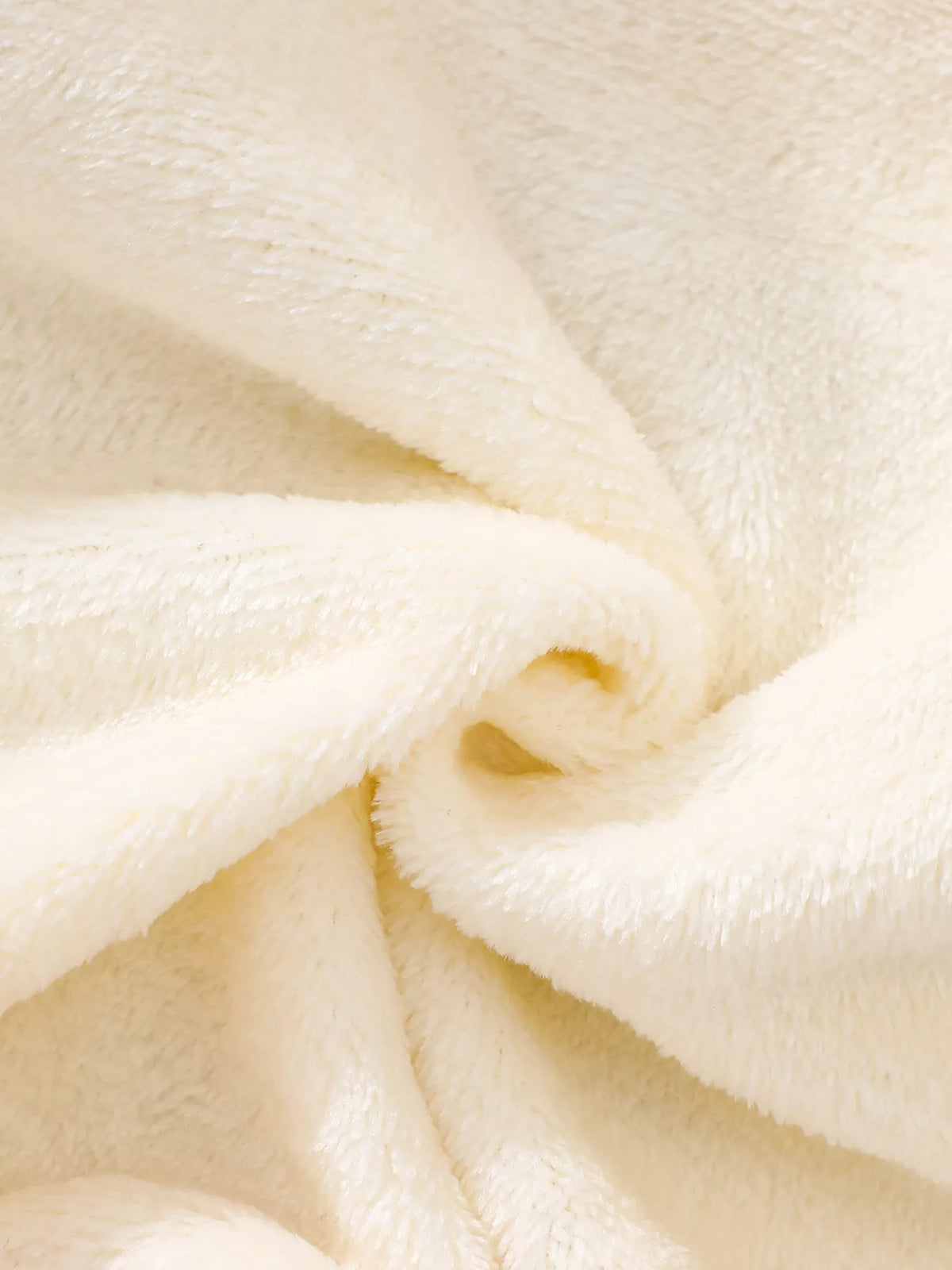 Cream knit fabric texture of the ghost graphic outfit