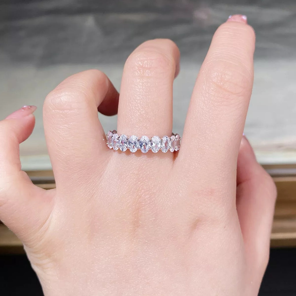 925 Sterling Silver Zircon Ring