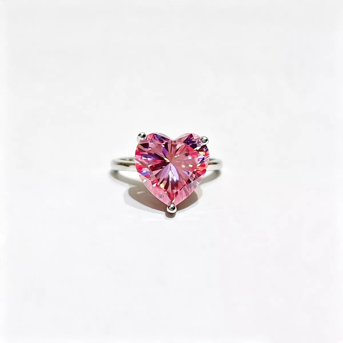 5 Carat 925 Sterling Silver Moissanite Ring