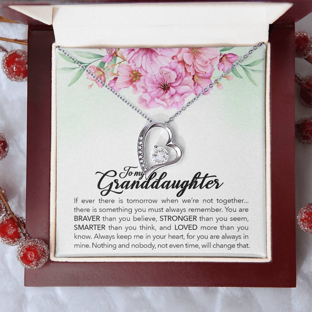 Brave Granddaughter - Forever Love Necklace