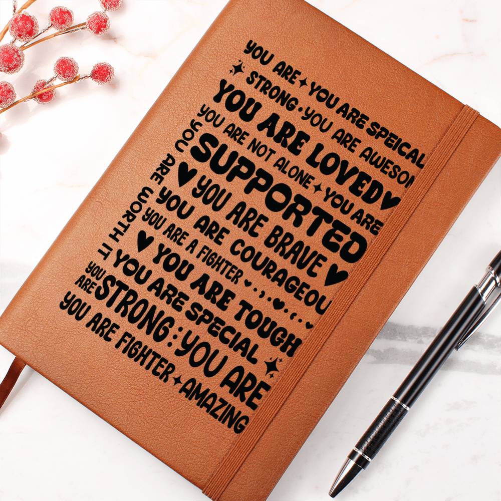 You Are a Fighter – Leather Journal