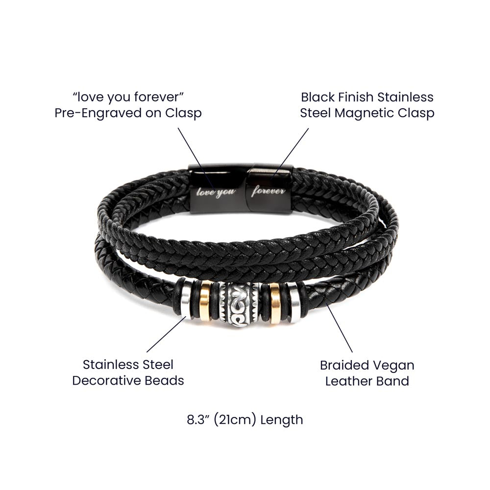 Your Love is not Just a Feeling - Means Leather Bracelet