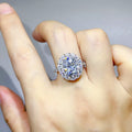 5 Carat Moissanite 925 Sterling Silver Ring