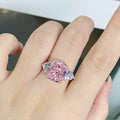 925 Sterling Silver Zircon Geometric Ring