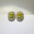 6 Carat Moissanite 925 Sterling Silver Stud Earrings