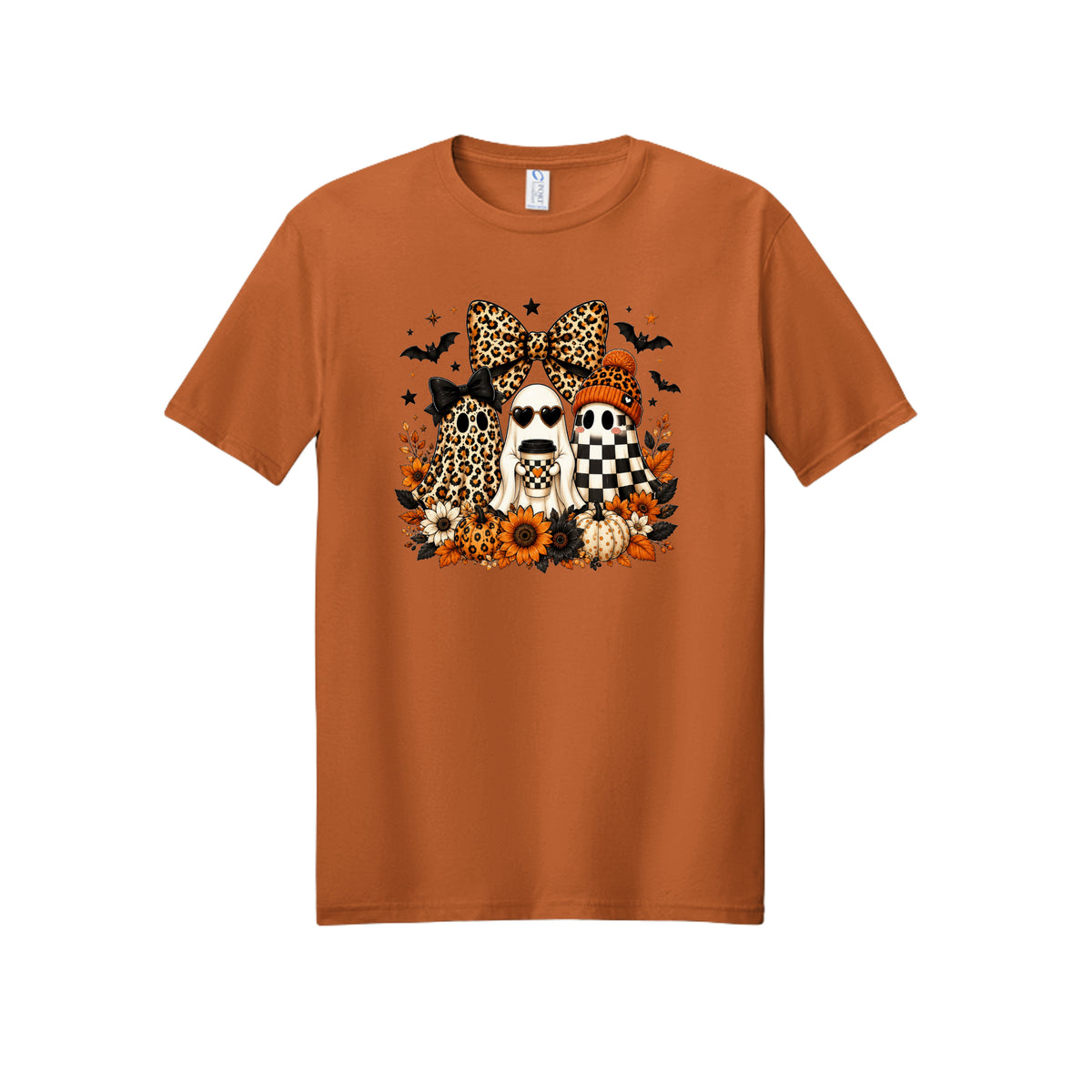 Leopard Ghost Squad Halloween Graphic Tee