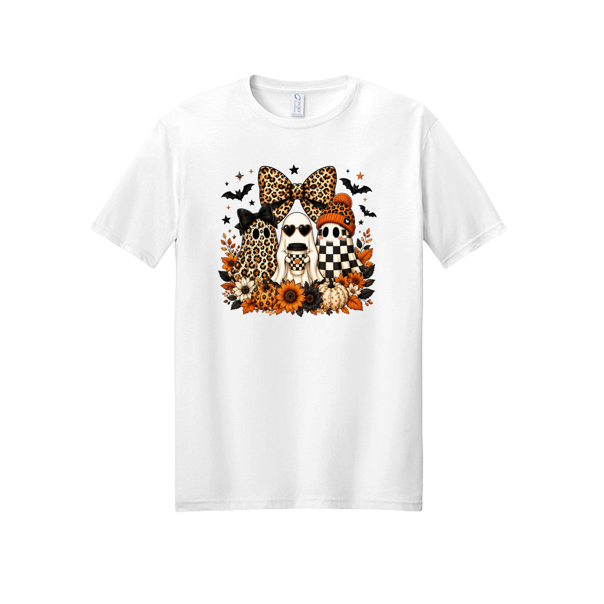 Leopard Ghost Squad Halloween Graphic Tee