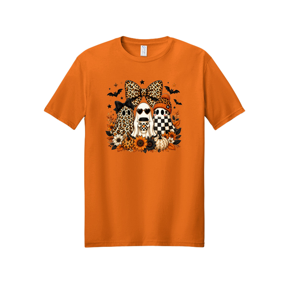 Leopard Ghost Squad Halloween Graphic Tee
