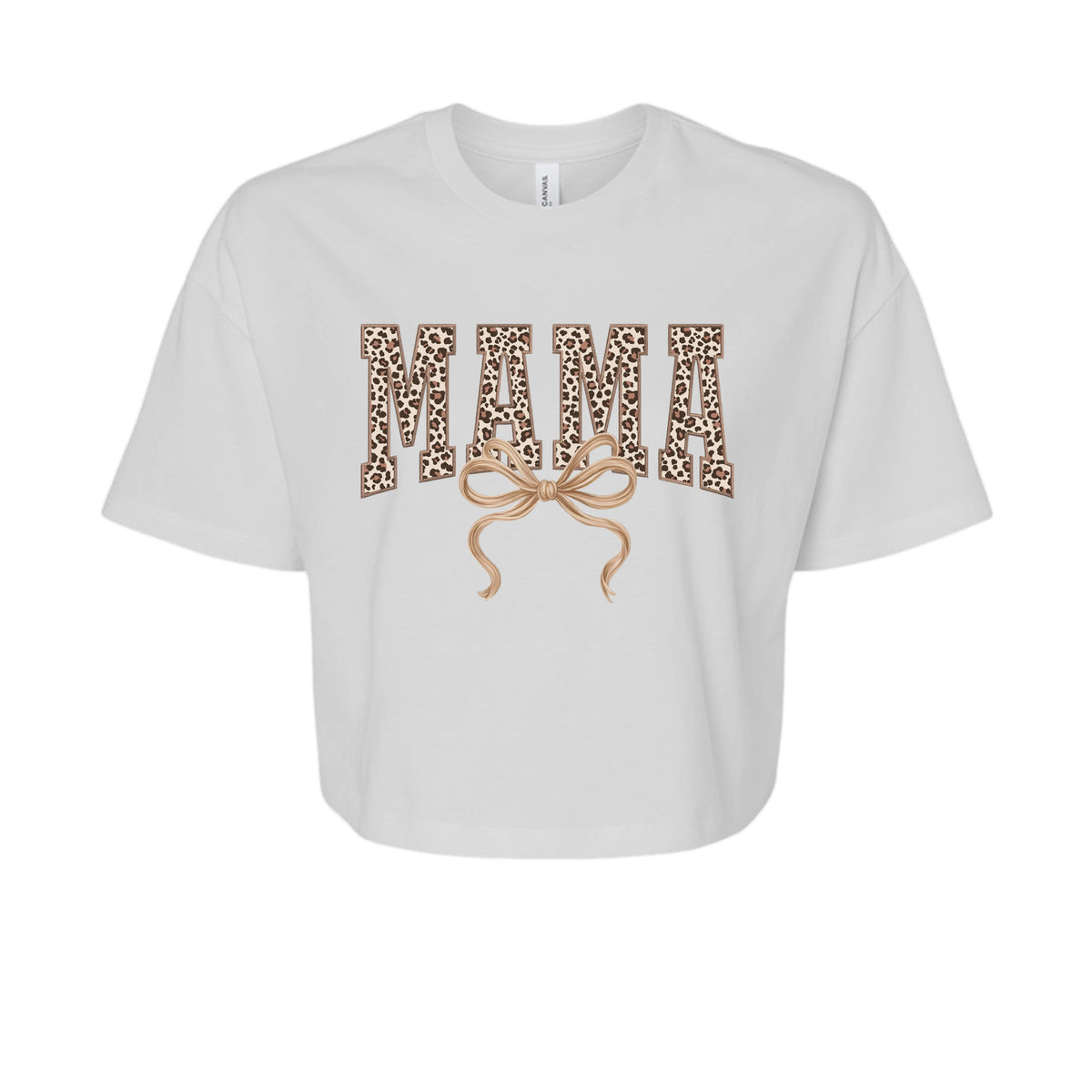 MAMA Leopard Bow Graphic Tee