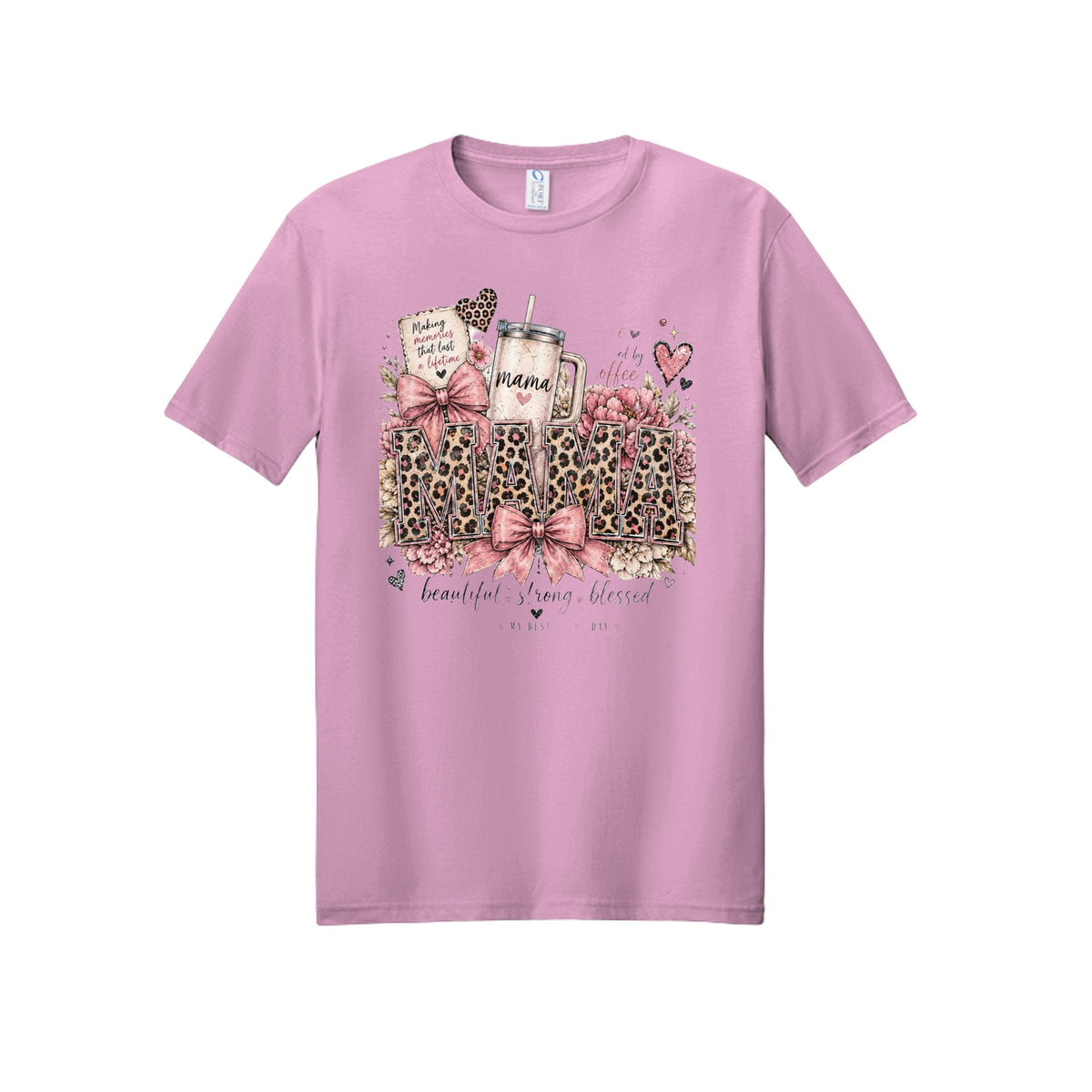 MAMA Fueled by Love & Powered by Coffee Graphic Tee