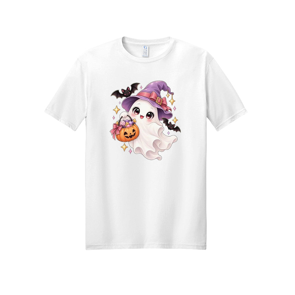 Sweet Little Witch Ghost Halloween Graphic Tee