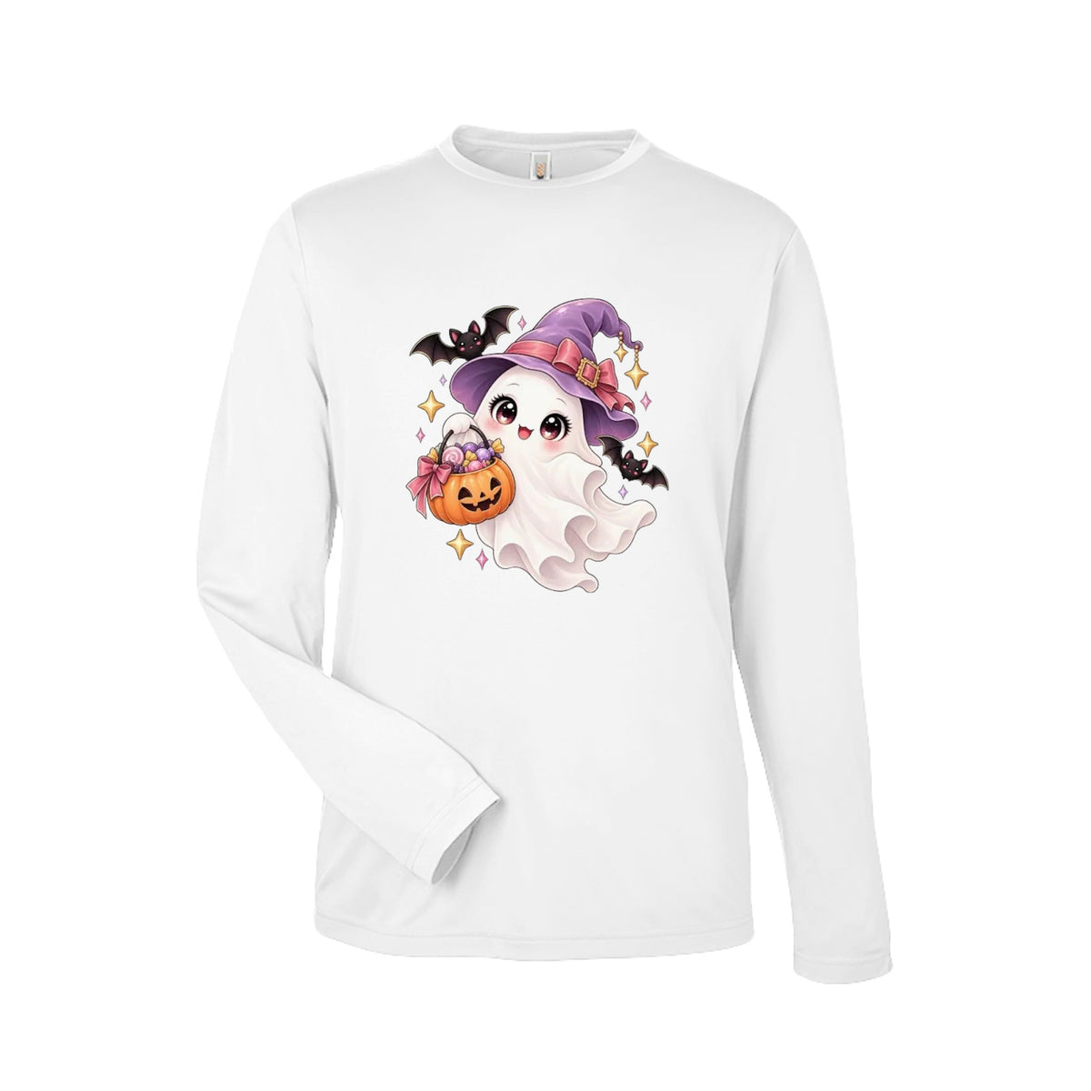 Sweet Little Witch Ghost Halloween Graphic Tee