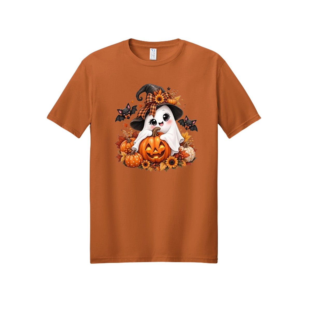 Little Witch Ghost Halloween Graphic Tee