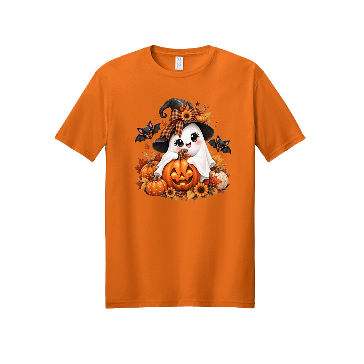 Little Witch Ghost Halloween Graphic Tee