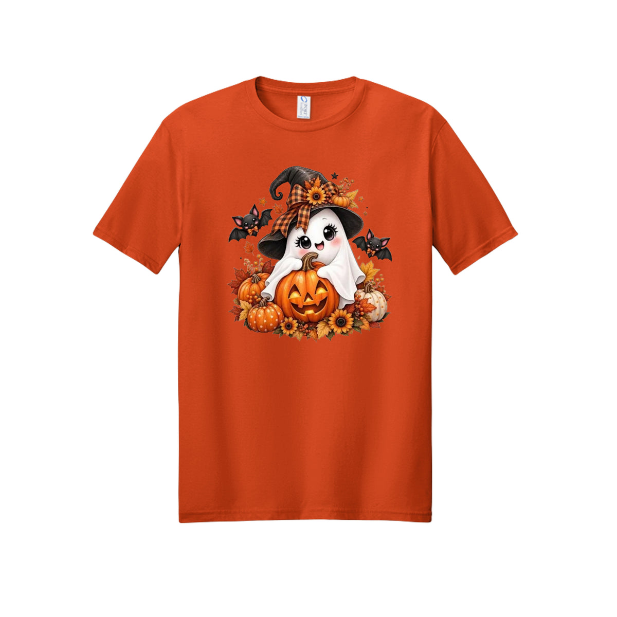 Little Witch Ghost Halloween Graphic Tee