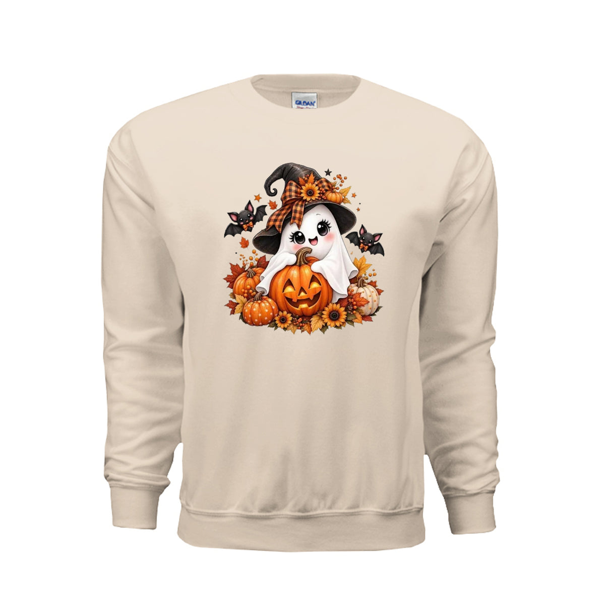 Little Witch Ghost Halloween Graphic Tee