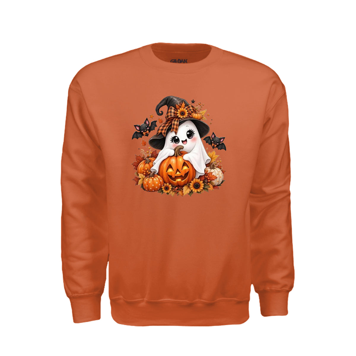 Little Witch Ghost Halloween Graphic Tee