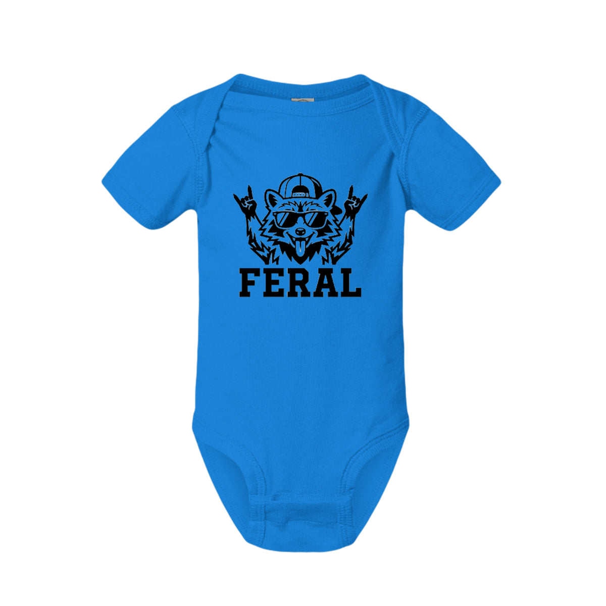 FERAL Raccoon Baby Onesie