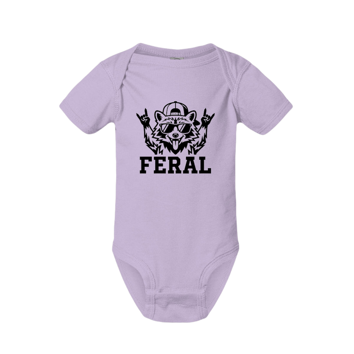 FERAL Raccoon Baby Onesie