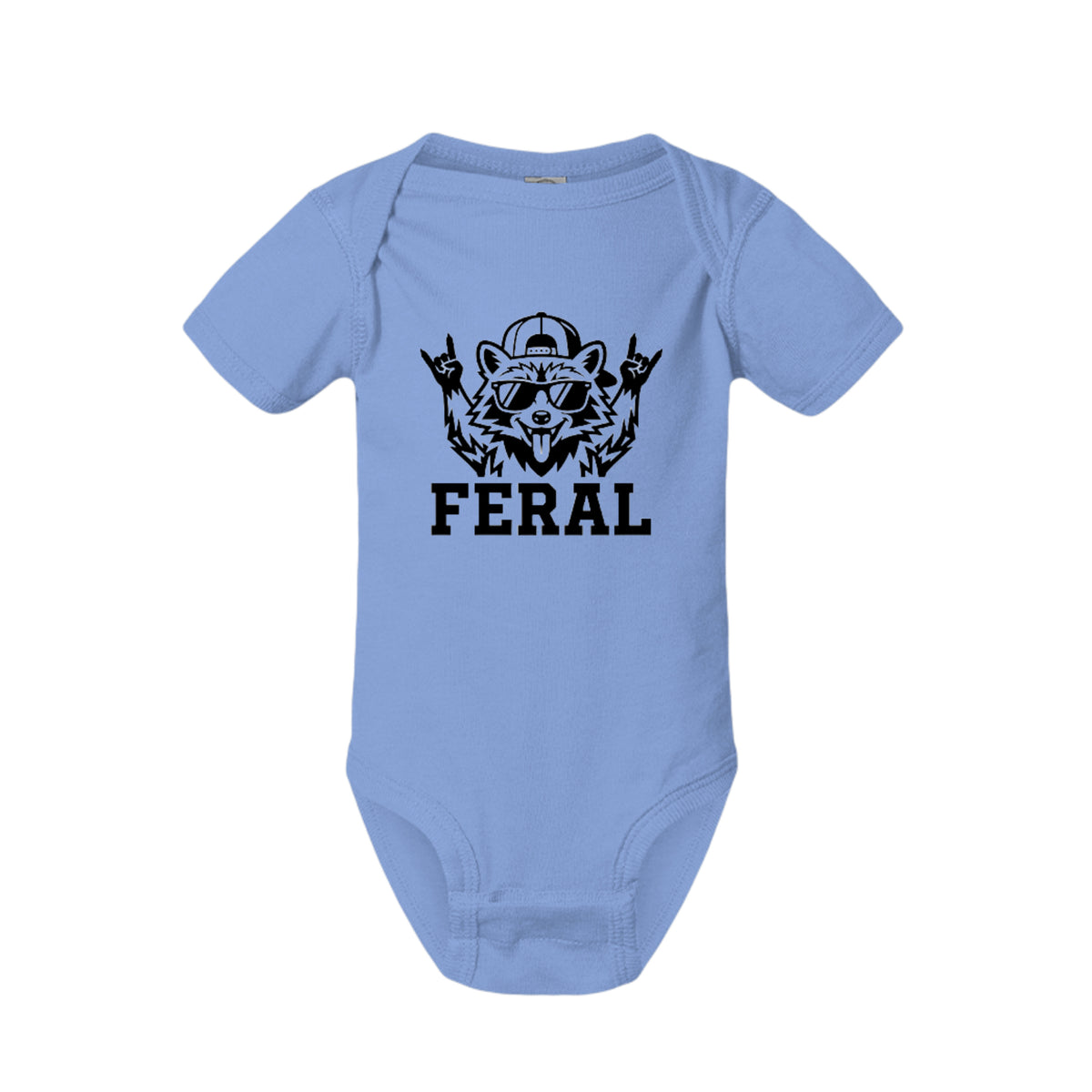 FERAL Raccoon Baby Onesie