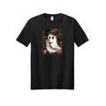 Leopard Witch Ghost Halloween Graphic Tee
