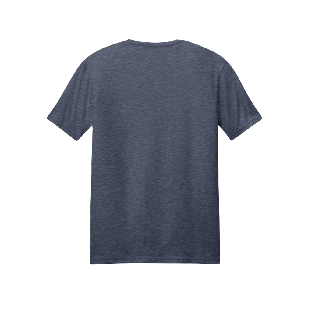 Back view of the gray short-sleeve T-shirt for Game Day Football, with no back print.