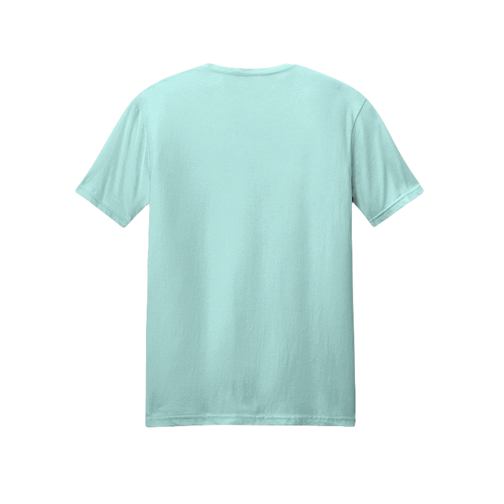 Back view of the mint short-sleeve T-shirt for Touchdown Game Day Fall, with no back print.