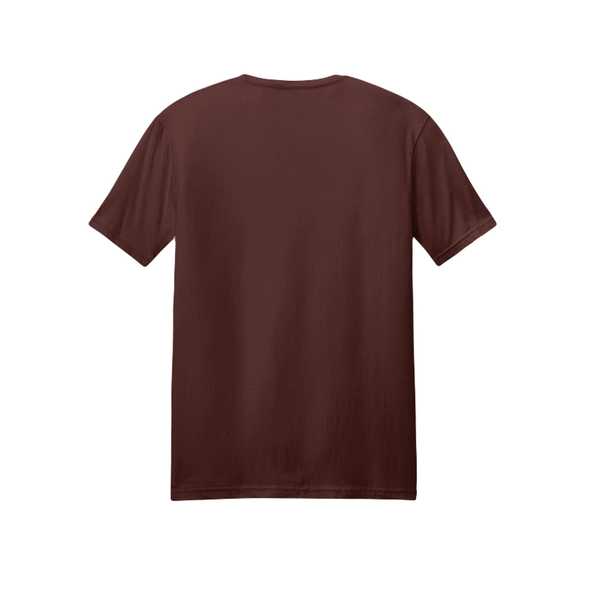Back view of the brown short-sleeve T-shirt for Touchdown Game Day Fall, with no back print.
