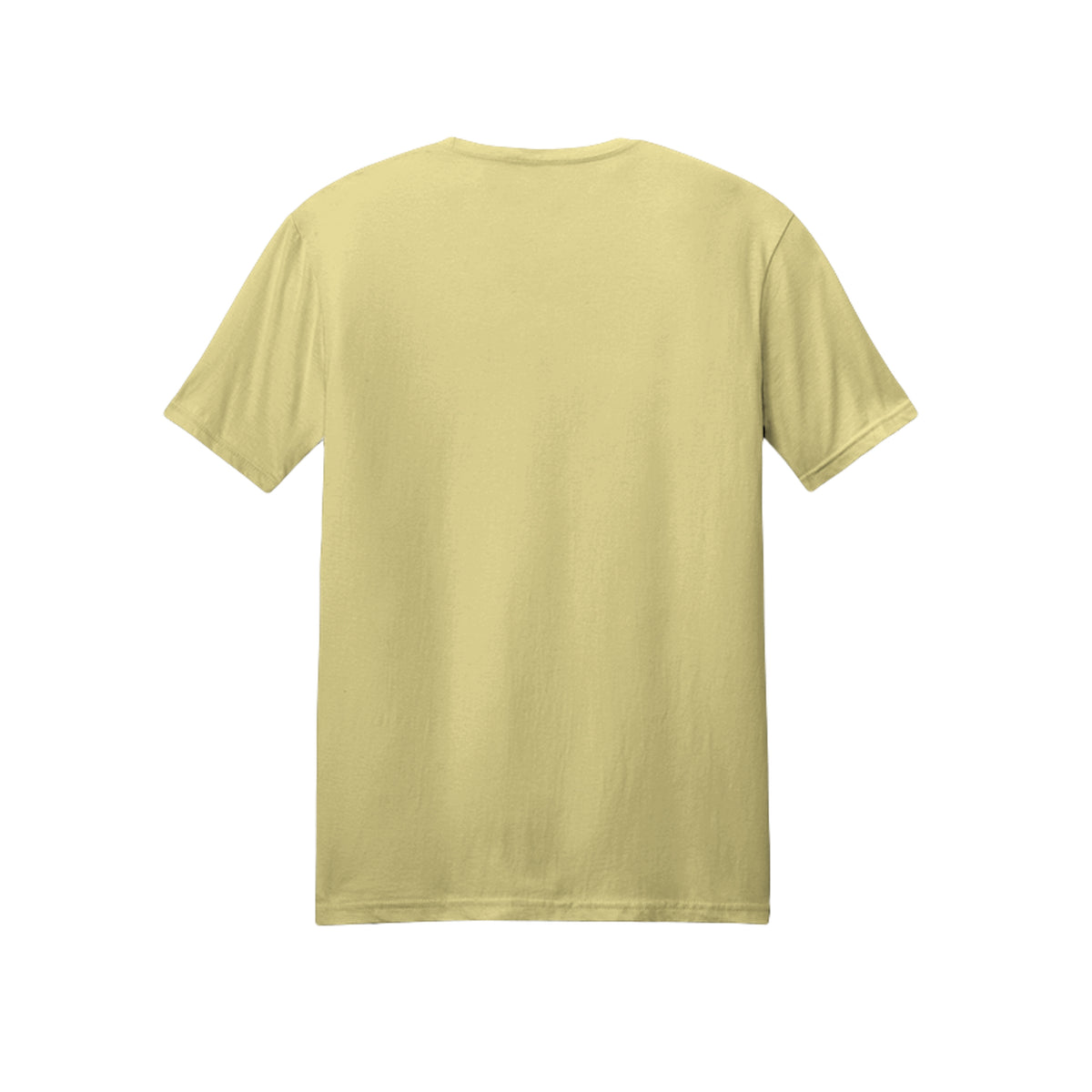 Back view of the short-sleeve T-shirt for Spooky Season Floral Ghost, with no back print.