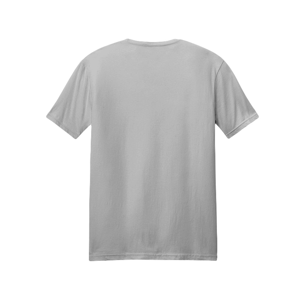 Back view of the short-sleeve T-shirt for Spooky Season Floral Ghost, with no back print.