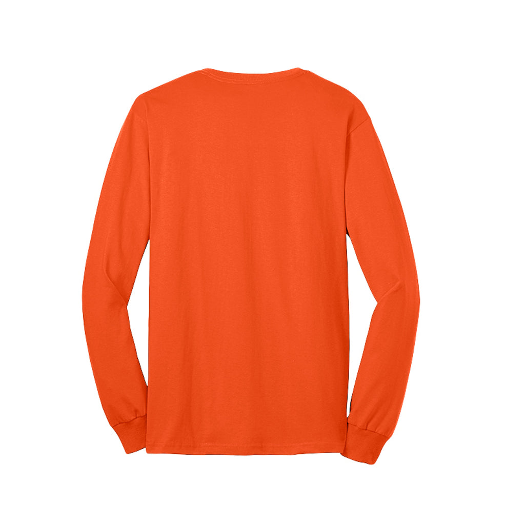 Back view of the long-sleeve T-shirt for Sweet Ghost Halloween, with no back print.
